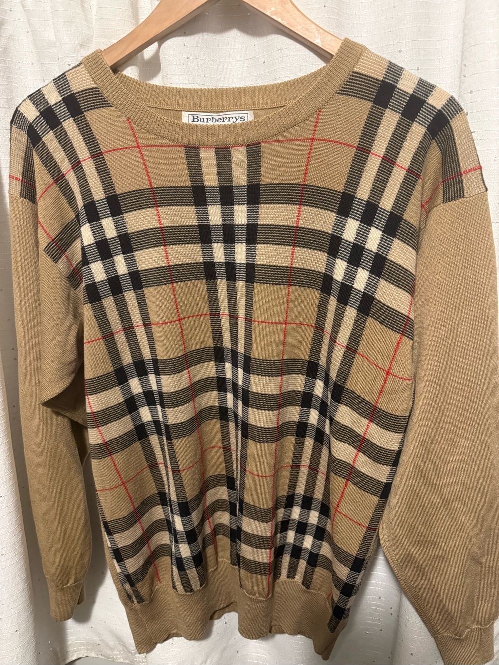 Vintage Burberry Merino Wool Sweater